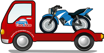Scrap bike Wolverhampton recovery truck image